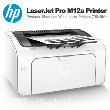 HP M12A Single Function Mono Genuine Toner Printer